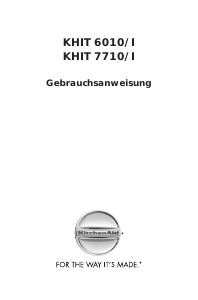 Bedienungsanleitung KitchenAid KHIT 6010/I Kochfeld