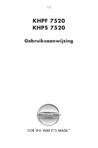 Handleiding KitchenAid KHPS 7510/I/01 Kookplaat