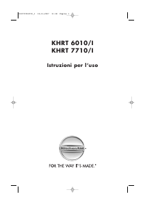 Manuale KitchenAid KHRT 6010/I Piano cottura