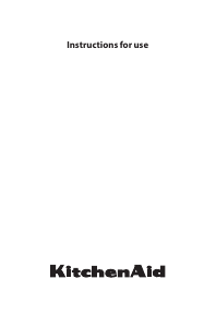 Handleiding KitchenAid KHTD2 38510 Kookplaat