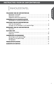 Handleiding KitchenAid 5KVJ0333EMS Sapcentrifuge