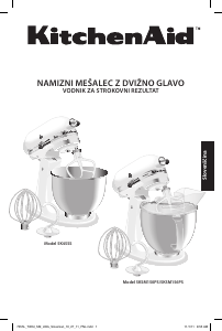 Priročnik KitchenAid 5KSM150PSEBY Samostoječi mešalnik