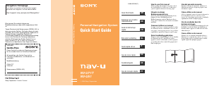 Manual Sony NV-U51F Car Navigation