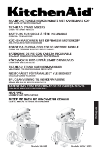 Manual KitchenAid 5KSM150PSEGP Batedeira com taça