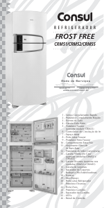 Manual Consul CRM52AB Frigorífico combinado