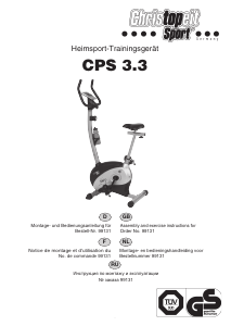 Руководство Christopeit CPS 3.3 Велотренажер