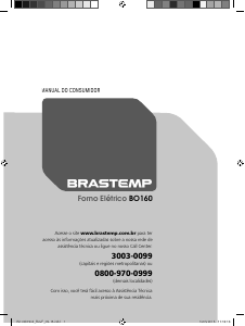 Manual Brastemp BO160 Forno