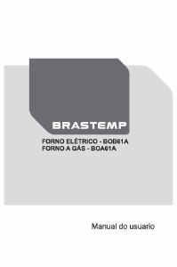 Manual Brastemp BOA61 Forno