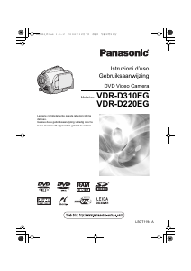 Manuale Panasonic VDR-D310EG Videocamera