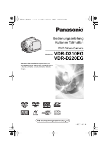 Kullanım kılavuzu Panasonic VDR-D310EG Kaydedici kamera