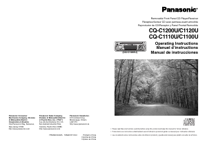 Manual de uso Panasonic CQ-C1110U Radio para coche