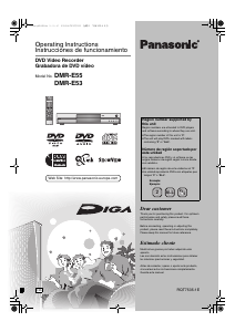 Manual de uso Panasonic DMR-E53EG Reproductor DVD