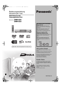 Manuale Panasonic DMR-E55EG Lettore DVD