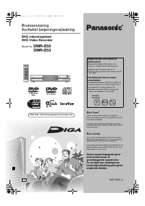 Bruksanvisning Panasonic DMR-E55EG DVD spelare