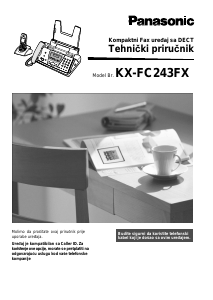 Priručnik Panasonic KX-FC243FX Faks uređaj