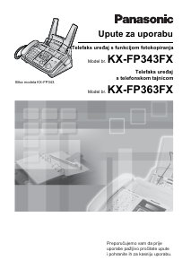 Bedienungsanleitung Panasonic KX-FP343FX Faxmaschine