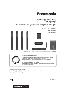 Brugsanvisning Panasonic SC-BTT865 Hjemmebiosystem