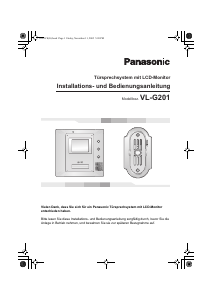 Bedienungsanleitung Panasonic VL-G201CE Türsprechanlage