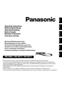 Manuale Panasonic NN-A873SBEPG Microonde