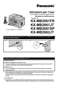 Manuale Panasonic KX-MB2061FR Stampante multifunzione