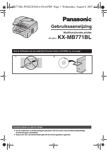 Handleiding Panasonic KX-MB771BL Multifunctional printer