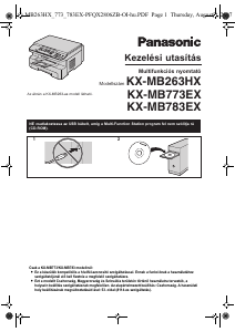 Használati útmutató Panasonic KX-MB783EX Multifunkciós nyomtató