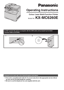 Handleiding Panasonic KX-MC6260 Multifunctional printer