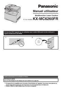 Mode d’emploi Panasonic KX-MC6260 Imprimante multifonction