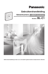 Handleiding Panasonic BL-C1CE Beveiligingscamera