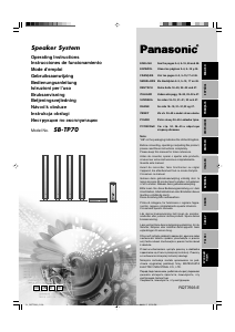 Bedienungsanleitung Panasonic SB-TP70 Lautsprecher