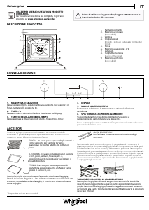 Manuale Whirlpool AKP9 140 C IX Forno