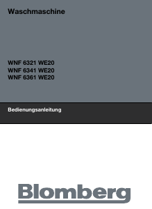 Bedienungsanleitung Blomberg WNF 6361 WE20 Waschmaschine