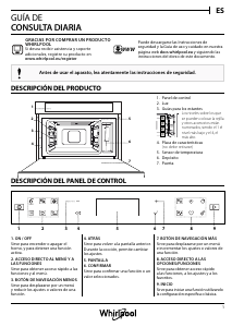 Manual de uso Whirlpool W7 MS450 Horno