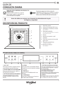 Manual de uso Whirlpool W7 OM4 4BPS1 P Horno