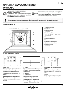 Priročnik Whirlpool W7 OM4 4S1 C Pečica