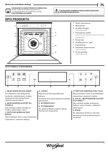 Instrukcja Whirlpool W7 OM4 4S1 C Piekarnik