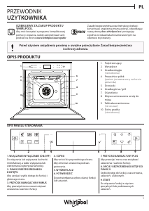 Instrukcja Whirlpool W7 OM4 4S1 P BL Piekarnik