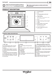 Manual Whirlpool W7 OM4 4S1 P Oven