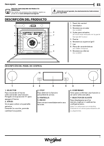 Manual de uso Whirlpool W7 OM5 4 H Horno