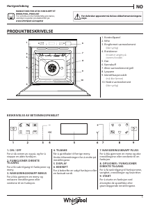 Bruksanvisning Whirlpool W7 OS4 4S1 H Ovn