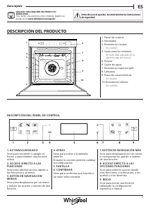 Manual de uso Whirlpool W7 OS4 4S1 H Horno
