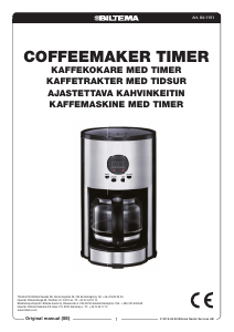 Bruksanvisning Biltema 84-1151 Kaffemaskin