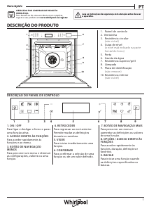 Manual Whirlpool W7 OS4 4S1 P Forno