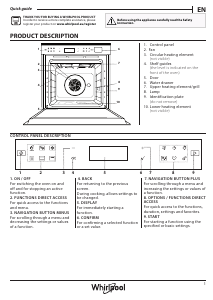 Handleiding Whirlpool W7 OS4 4S1 P Oven