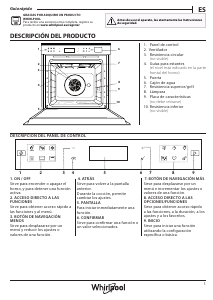 Manual de uso Whirlpool W7 OS4 4S1 P Horno