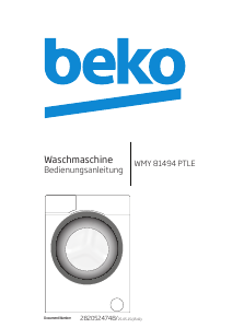 Bedienungsanleitung BEKO WMY 81494 PTLE Waschmaschine