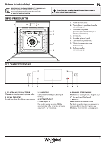 Instrukcja Whirlpool W9 OM2 4S1 P BSS Piekarnik