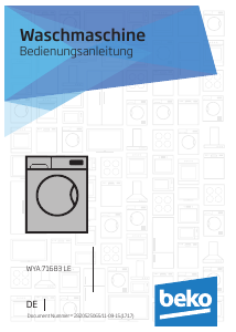 Bedienungsanleitung BEKO WYA 71683 LE Waschmaschine
