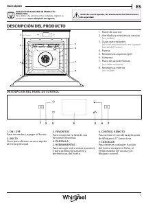 Manual de uso Whirlpool W9 OM2 4S1 P Horno