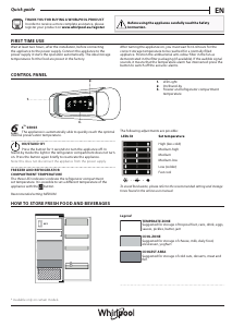 Handleiding Whirlpool ARG 90712 Koelkast